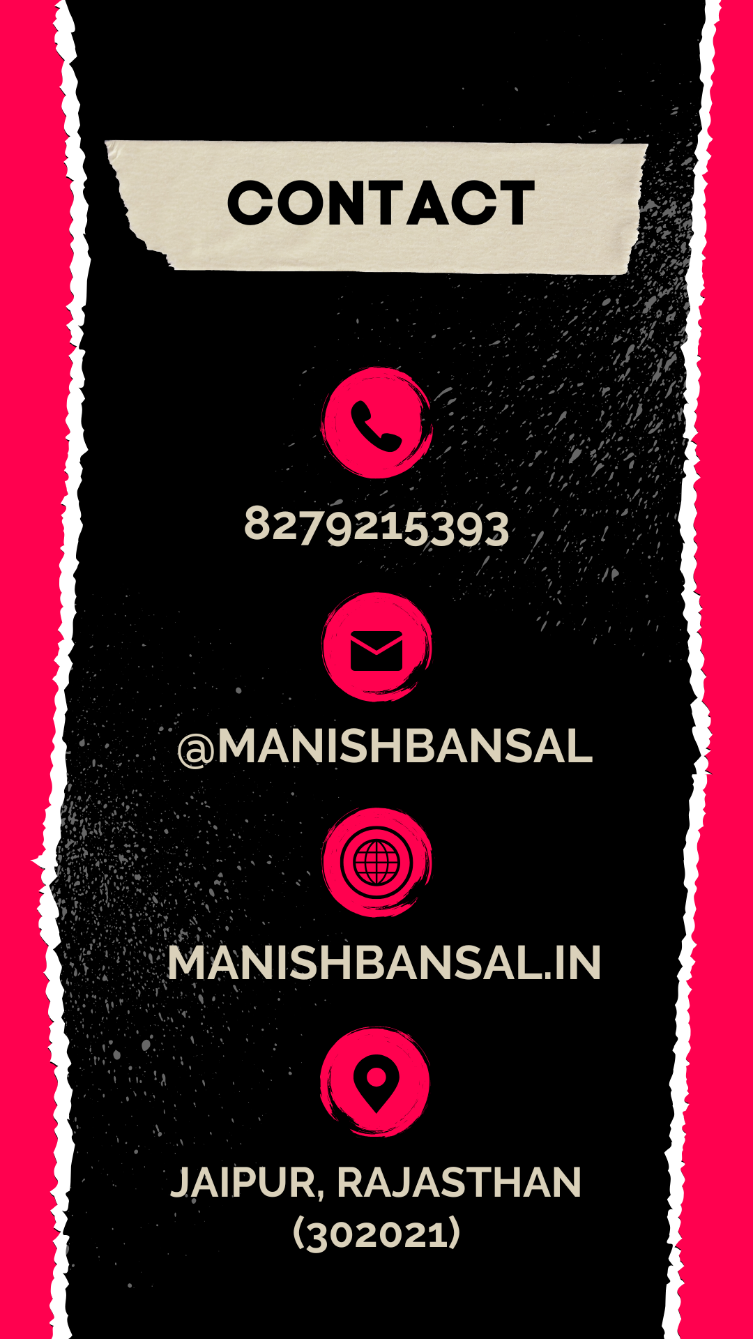 Manish Bansal Developer Contact